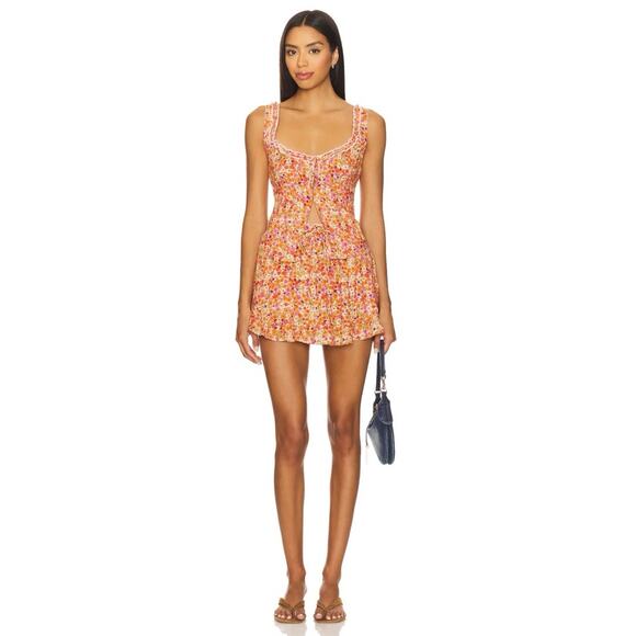 Free People Women's Spring Blossom Combo Floral Ellia Printed Set Size M NWT - Picture 1 of 14
